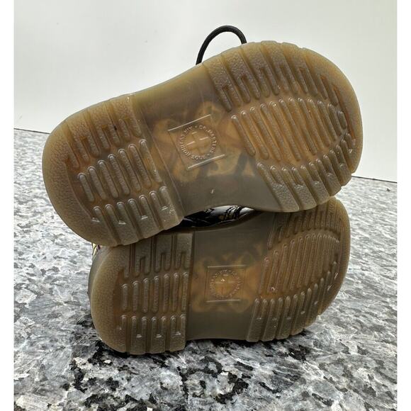 Dr Martens Toddler Girls Size 4 Brooklee B Floral Lace Up Side Zip Boots - Picture 8 of 8